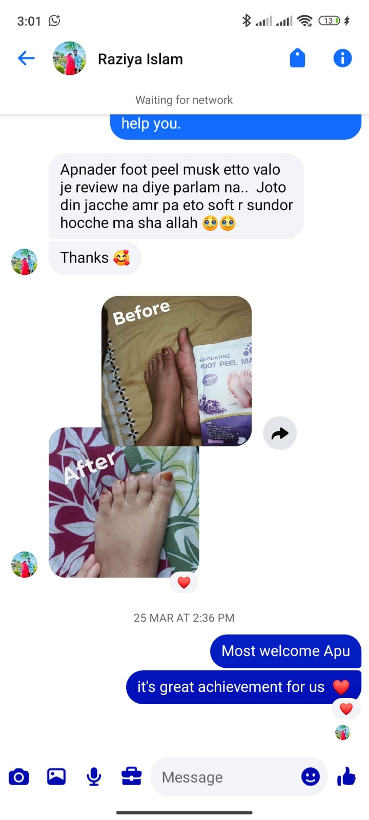 Exfoliating Foot Peel Mask